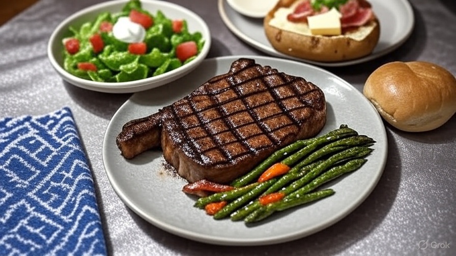 Grilled Ribeye Steak Dinner