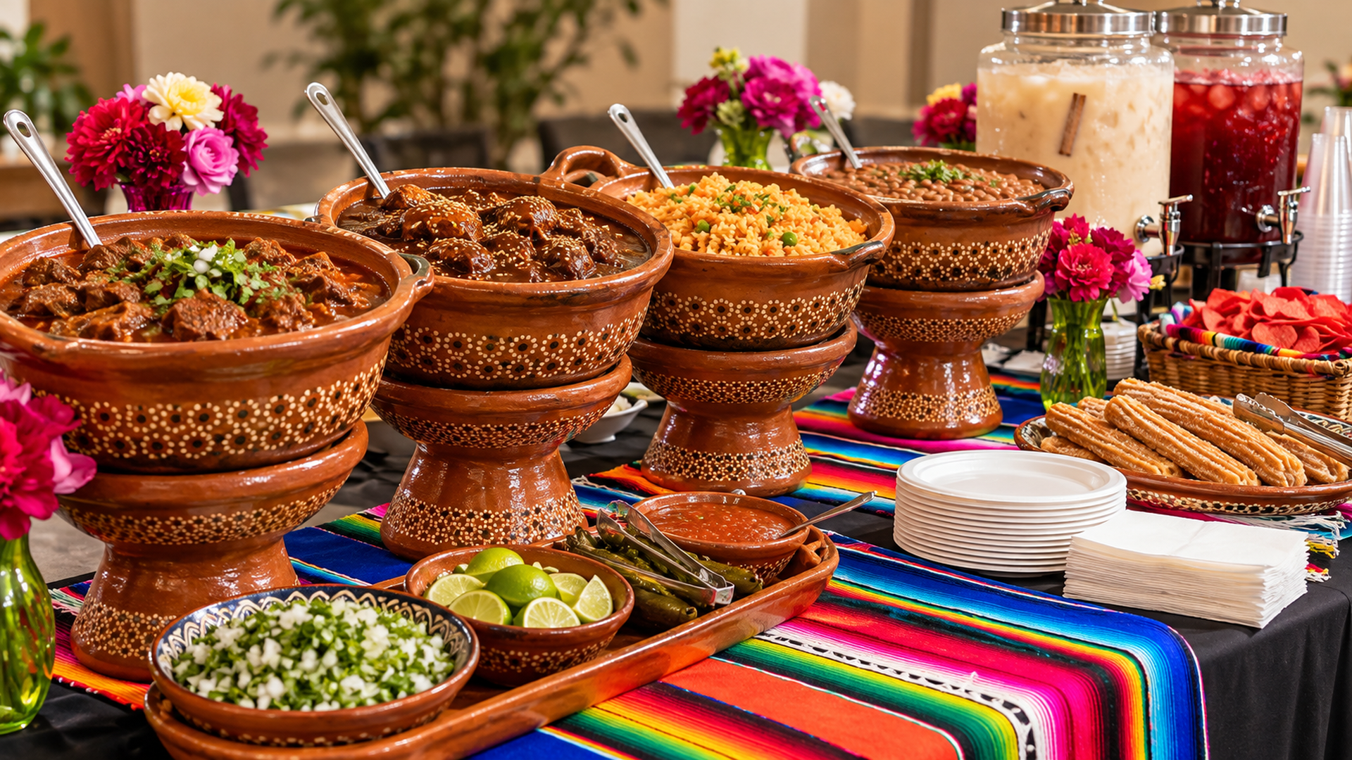 Mexican Cazuelas Buffet